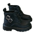 thumbnail image 1 of Krdevn Girl Shoes Small Leather Shoes Shoes Children Dance Shoes Girls Performance Shoes,Toddler Girl Shoes,Boys Shoes,Size:6-7 Years, 1 of 4