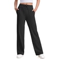 thumbnail image 1 of Krdevn Girls Athletic Pants Straight Leg Joggers Loose Fit Casual Trousers for Girls Youth Wear Comfy Stretch Fabric Everyday School Sportswear,5-6 Years, 1 of 7