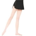 thumbnail image 1 of Krdevn Girls' Ballet Practice Outfit with Pure Color Base Pantyhose for Foot Stilets Training,L, 1 of 3