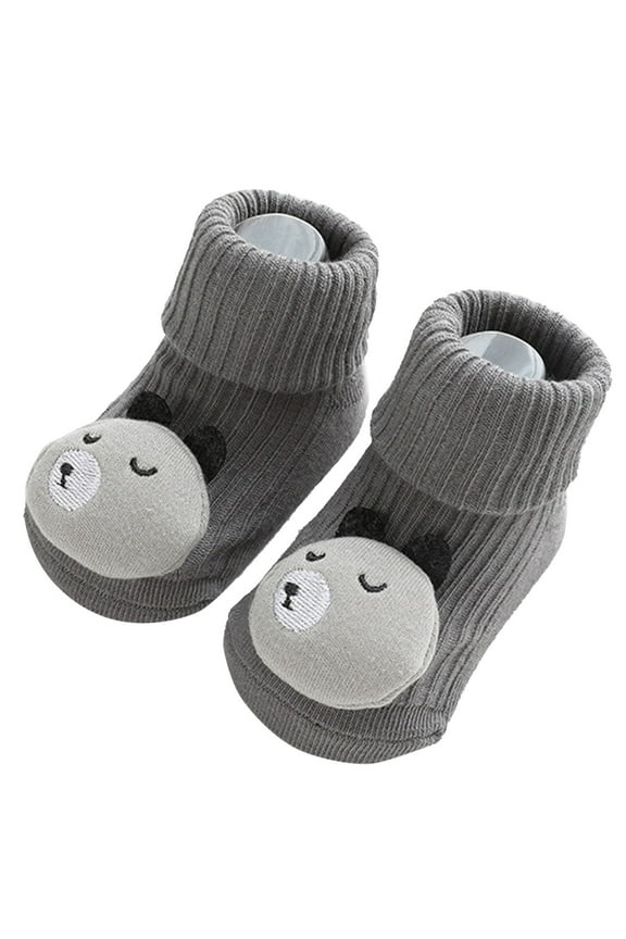 Girls Boots - 3D Cartoon Toy Baby Socks Glue Dispensing Non Loose Neck Baby Socks Children Floor Socks -Toddler Boots,Cowgirl Boots,Color:A,Size:1-3 Years