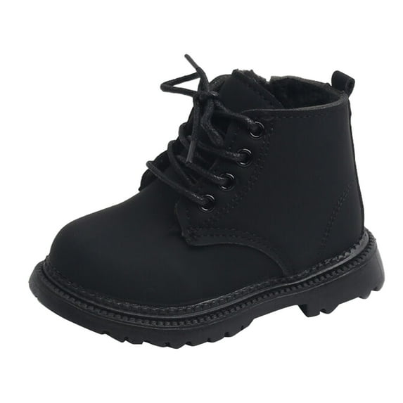 Krdevn Girls Boots - Boys and Girls Mesh Lace Shoes Mesh Lace Boots Non Breathable Boots -Toddler Boots,Cowgirl Boots,Color:Black,Size:9.5