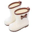 thumbnail image 1 of Krdevn Girls Boots Rubber Rain Shoes for Kids Design for Girls Comfortable and Durable Footwear for Outdoor,17, 1 of 2