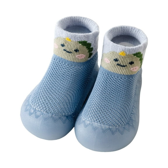 Krdevn Girls Boys Kids Leisure Cartoon Prints Shoes Mesh Soft Bottom Breathable On Sport Shoes Socks Shoes,Toddler Girl Shoes,Boys Shoes,Size:7-12 Months