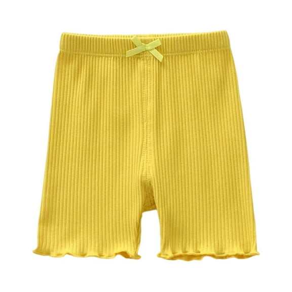 Krdevn Girls Casual Shorts Thin Elastic Waist Baby Toddler Outfit Comfortable Breathable Soft,2-3 Years
