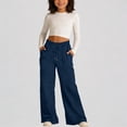 thumbnail image 1 of Krdevn Girls Casual Solid Color Athletic Pants Comfortable Stretchy Joggers for Play and Everyday Wear,4-6 Years, 1 of 7