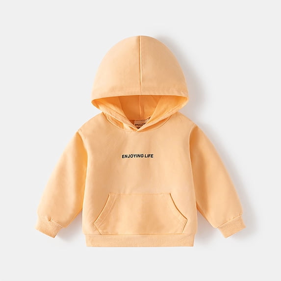 Krdevn Girls Hooded Pullover Sweatshirt with Soft Warm Fabric for Casual Wear and Play ,4-5 Years