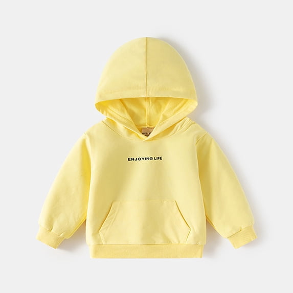 Krdevn Girls Hooded Pullover Sweatshirt with Soft Warm Fabric for Casual Wear and Play ,6-7 Years