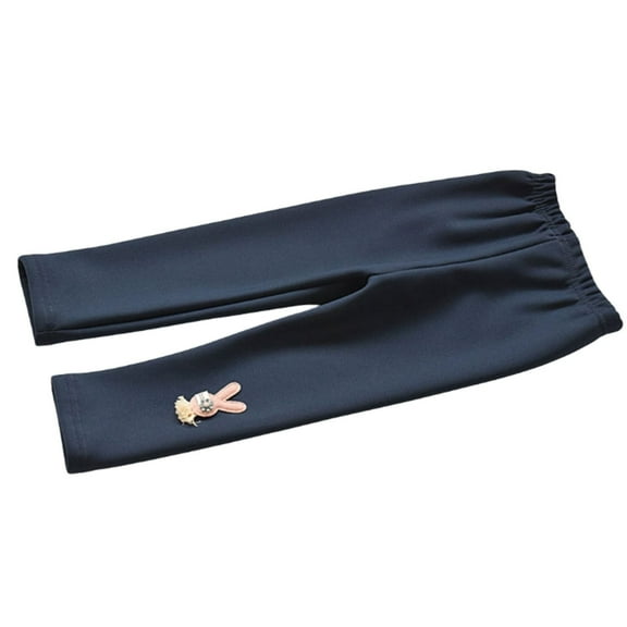 Krdevn Girls Thermal Leggings Girls Lined Leggings Warm Winter Pattern Children Winter Thick Warm Trousers for Toddlers,4-5 Years