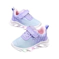 thumbnail image 1 of Krdevn Girls Light Up Running Shoes Gradient Mesh Sneakers Size:4.5-5 Years, 1 of 5