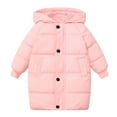 thumbnail image 1 of Krdevn Girls Long Down Coat Warm Winter Jacket with Insulation for Cold Weather Outdoor Activities,Fall Clothes,Size:11-12 Years, 1 of 4