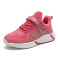 thumbnail image 1 of Krdevn Girls Sneakers Kids Rainbow Lightweight Breathable Running Shoes Size:11.5, 1 of 9