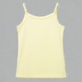 thumbnail image 1 of Krdevn Girls Solid Color Stretchy Camisole Tank Top Soft Basic Undershirt Casual Summer Wear for Kids,3-4 Years, 1 of 3