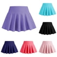 thumbnail image 1 of Krdevn Girls Tennis Skirt with Built In Shorts and Ball Pocket Elastic Waist Athletic Skort,13-14 Years, 1 of 5