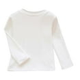 thumbnail image 1 of Krdevn Girls' Thermal Shirt - Soft Breathable Long Sleeve Base Layer | Half Turtleneck Top for Kids | Lightweight Fall Winter Wear,Color:White,Size:8-9 Years, 1 of 3