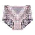 Krdevn Honeylove Shapewear Women's Mid High Waist Sexy Lace Panties