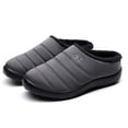 thumbnail image 1 of Krdevn House Slippers for Women Men, Waterproof Slip On Warm Slippers, Flat Anti-Slip Lined Indoor Outdoor Slippers, 1 of 8