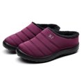 thumbnail image 1 of Krdevn House Slippers for Women Men, Waterproof Slip On Warm Slippers, Flat Anti-Slip Lined Indoor Outdoor Slippers, 1 of 8