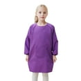 thumbnail image 1 of Krdevn Kid Art Smock Apron with Pocket for Children Artist Painting Aprons Smocks with Long Sleeve,8-12 Years, 1 of 9