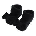 thumbnail image 1 of Krdevn Kids Bow Decor Ankle Socks Soft Warm Stretchy Nonâ Floor Socks Cute Princess Style Socks for Baby Girls,0-6 Months, 1 of 4