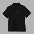 thumbnail image 1 of Krdevn Kids Boys Girls Solid Stand Collar Short Sleeve Polo Shirt Casual Summer School Uniform Top,7-8 Years, 1 of 5