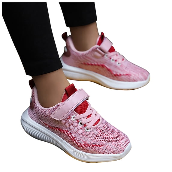 Krdevn Kids' Breathable Mesh Sneakers - Lightweight Soft Sole Casual Shoes for Boys Girls, Comfortable Running Play Everyday Wear,for Size 6.5-7 Years