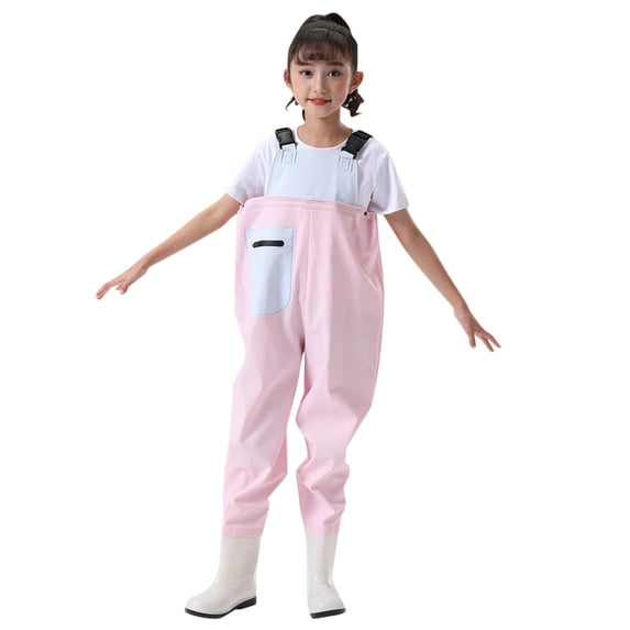 Krdevn Kids Chest Waders Youth Fishing Waders for Toddler Children Water Proof & Fishing Waders with Boots,Kids Clothing,5-6 Years