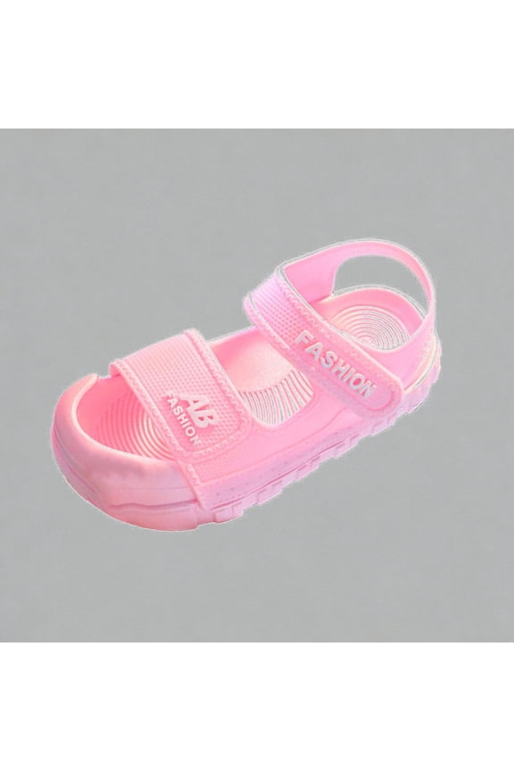Krdevn Kids' Closed-Toe Sandals Print Adjustable Hook Loop Breathable Lightweight Casual Summer Footwear for Outdoor Play and School,Sizes 3-3.5 Years