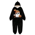 thumbnail image 1 of Krdevn Kids Cute Ghost Halloween Onesie Hooded Pumpkin Jumpsuit Pajamas Size:9-10 Years, 1 of 4