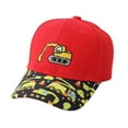 thumbnail image 1 of Krdevn Kids Excavator Embroidery Baseball Cap Full Construction Vehicle Print Brim UPF50+ Adjustable Curved Brim Boys Outdoor Sun Hat Size:2-8 Years, 1 of 3