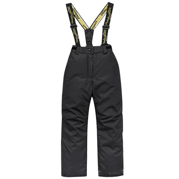 Krdevn Kids Insulated Ski Pants Waterproof Windproof Thermal Snow Pants for Boys Girls Winter Outdoor Adventure Gear,5-6 Years
