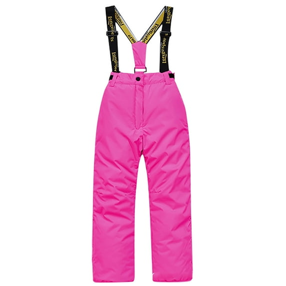 Krdevn Kids Insulated Ski Pants Waterproof Windproof Thermal Snow Pants for Boys Girls Winter Outdoor Adventure Gear,5-6 Years