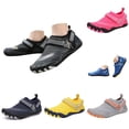 thumbnail image 1 of Krdevn Kids Mesh Adjustable Strap Water Shoes Non Barefoot Aqua Socks for Beach Pool Outdoor Water Activities Black,3, 1 of 8