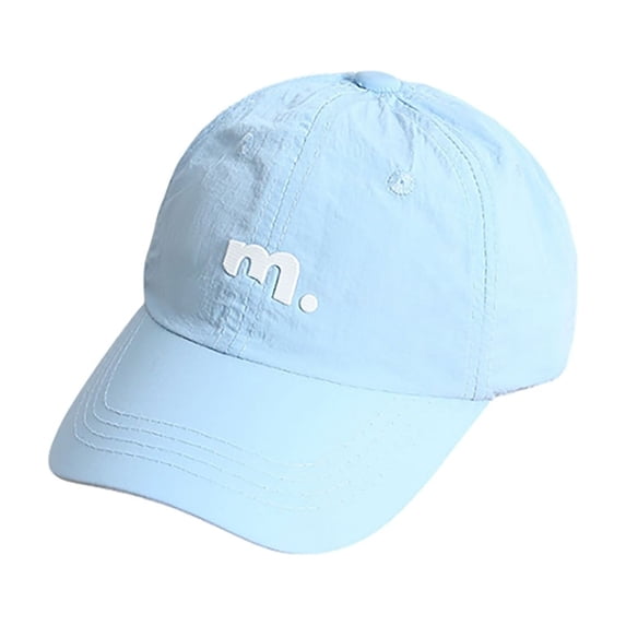 Krdevn Kids' Minimalist Embroidered Baseball Cap, Adjustable Breathable Sun Hat, Lightweight Outdoor Sports Cap for Summer,One Size