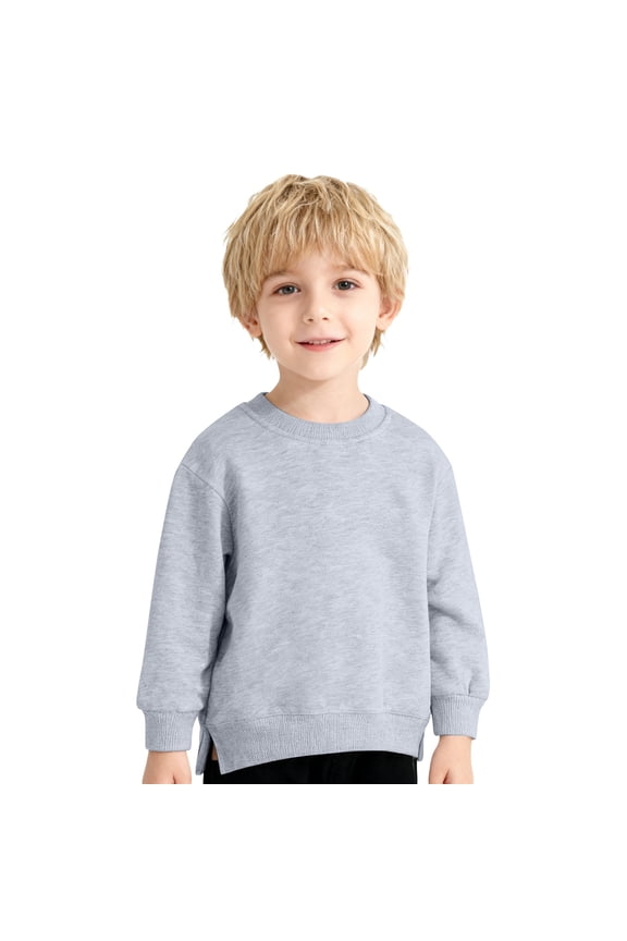 Kids Pullover Sweater Soft Casual Crewneck Top for Boys and Girls Outerwear Daily Wear Play Outfit,Kids Clothing,6-9 Months