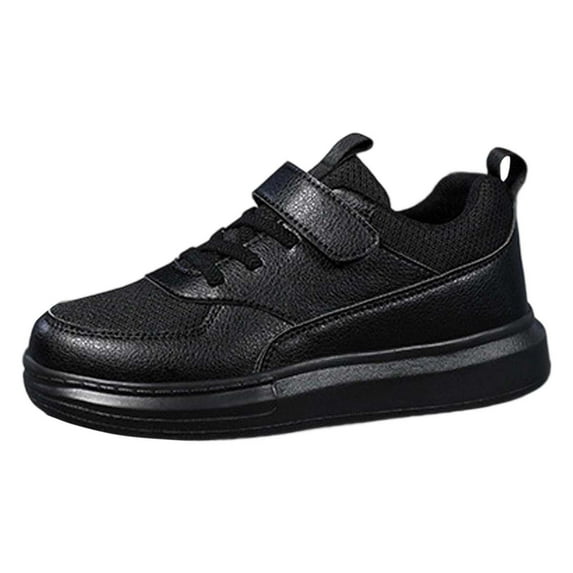 Krdevn Kids Shoes - Kids Running Shoes Boys Girls Lightweight Breathable Mesh Sneakers for Children Comfortable Sports Walking Casual Play,Color:Black,Size:1.5