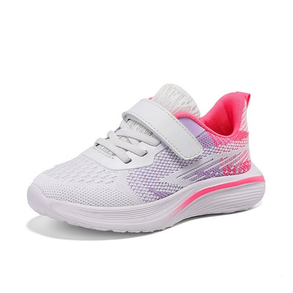 Krdevn Kids Shoes - Trainers for Boys Trainers Girls Indoor Shoes Children's Sports Shoes Trainers Tennis Shoes Leisure Shoes Outdoor Running Shoes,Color:Pink,Size:6-7 Years