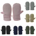 thumbnail image 1 of Krdevn Kids Ski Mittens Thermal Insulated Lined Waterproof Adjustable Strap Windproof Thick Warm Full Hand Cover Winter Gloves for Outdoor Snow Activities, 1 of 3