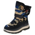 thumbnail image 1 of Krdevn Kids Snow Boots Thick Sole Lined Warm Waterproof Outdoor Winter Shoes Fashionable High Top Booties Non- Comfortable,13, 1 of 6