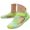 thumbnail image 1 of Krdevn Kids' Water Shoes, Lightweight Breathable Aqua Socks with Hook-and-Loop Closure, Outdoor Sports Shoes for Beach & Pool,9-9.5Years, 1 of 5