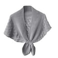 thumbnail image 1 of Krdevn Lightweight Openwork Wrap Shawl Cover Up Versatile Fashionable Beach Cape Knitted Cardigan for Elegant Daily Wear,Size:One Size, 1 of 3