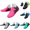 thumbnail image 1 of Krdevn Low Top Kids Soccer Cleats, Hook and Loop Non Training Football Shoes for Boys Girls,Pink, 1 of 9