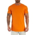 thumbnail image 1 of Krdevn Men's Breathable Ice Silk T Shirt Top Short Sleeve Slim Fit Summer Round Neck Short Sleeve,M, 1 of 3