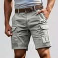thumbnail image 1 of Krdevn Men's Casual Cargo Shorts Summer Relaxed Fit Lightweight Breathable Outdoor Work Shorts,M, 1 of 6