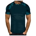 thumbnail image 1 of Krdevn Men's Casual Printed Camo Round Neck Short Sleeved T Shirt,XL, 1 of 5