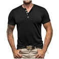 thumbnail image 1 of Krdevn Men's Casual Slim Short Sleeved T Shirt,L, 1 of 6
