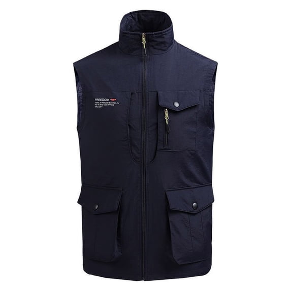 Krdevn Men's Causal Lightweight Outdoor Vest Fishing Travel Photo Vest,Tank Tops Men,3XL