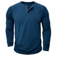 thumbnail image 1 of Krdevn Men's Classic Solid Color Long Sleeve Casual Loose T Shirt Top,M, 1 of 7