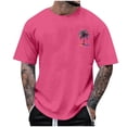 thumbnail image 1 of Krdevn Men's Graphic Print Short Sleeve T Shirt Comfortable Crewneck Tee for Casual Daily Wear and Outdoor Activities,S, 1 of 3