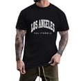 thumbnail image 1 of Krdevn Men's Graphic Tees Letter Print Summer Tops Vintage Short Sleeve Loose Casual T Shirts,4XL, 1 of 4