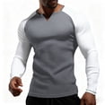thumbnail image 1 of Krdevn Men's Knit T Shirt Contemporary Athletic Fit Raglan Sleeve Daily Casual Wear Comfortable Stretchable Top for Outdoor Activities and Work,S, 1 of 7